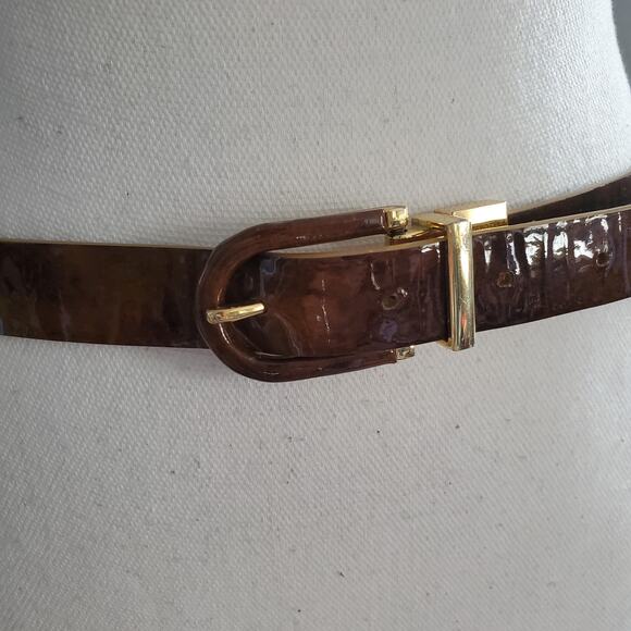 Vintage Brown Marble Belt - Picture 3 of 7